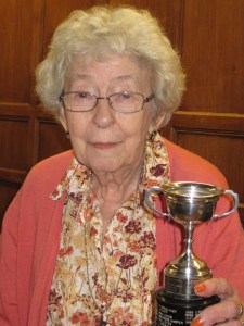 CABAHS AGM 2017, Jane wins the cup