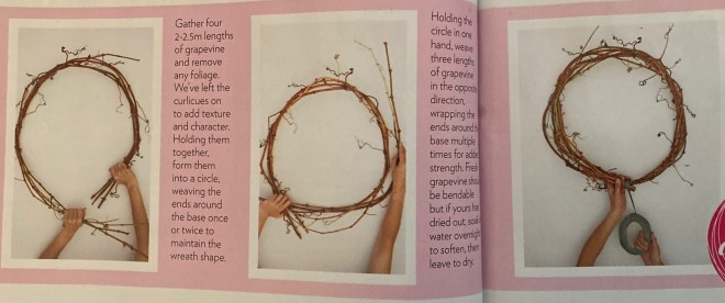 Homemade Christmas wreath