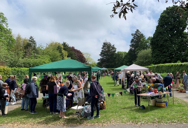 Plant sale and community day in Charlton House gardens, May 2021