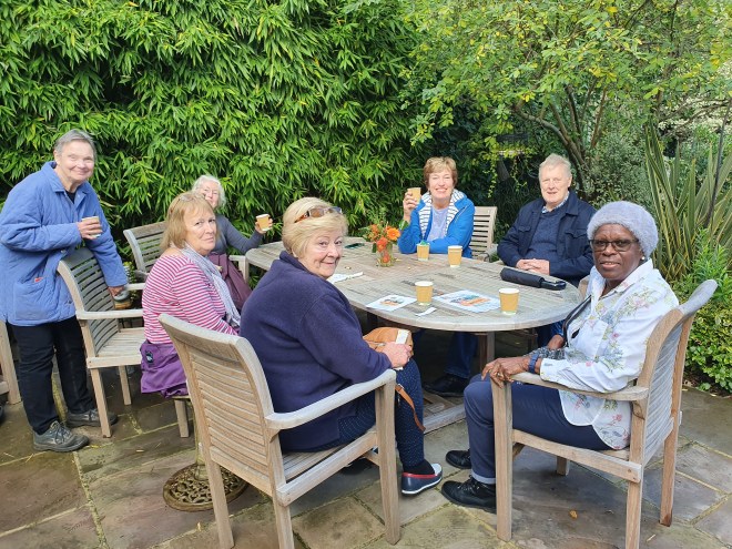 CABAHS at Oakcroft Road open garden, October 2021