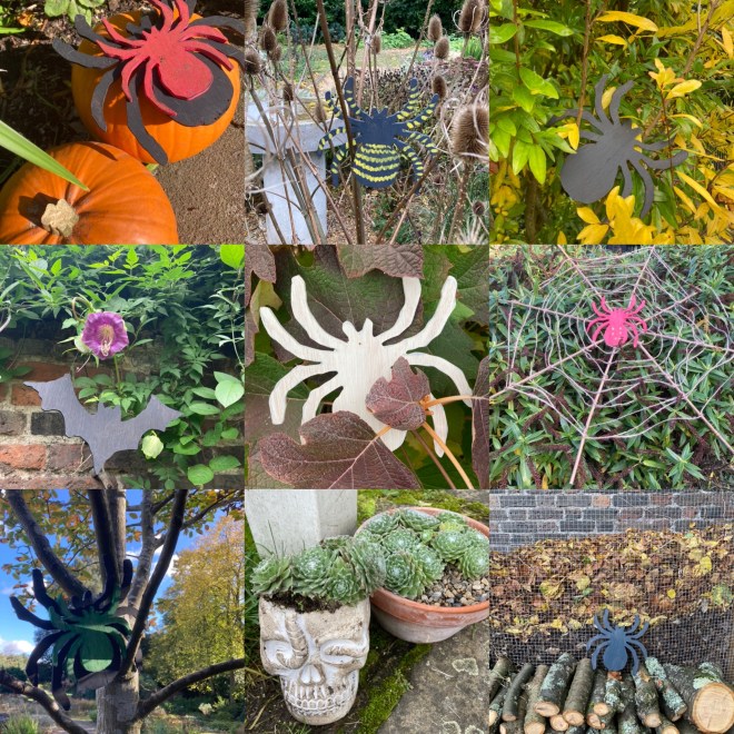 Charlton House gardens 'Spooky Spiders Trail', Halloween 2021