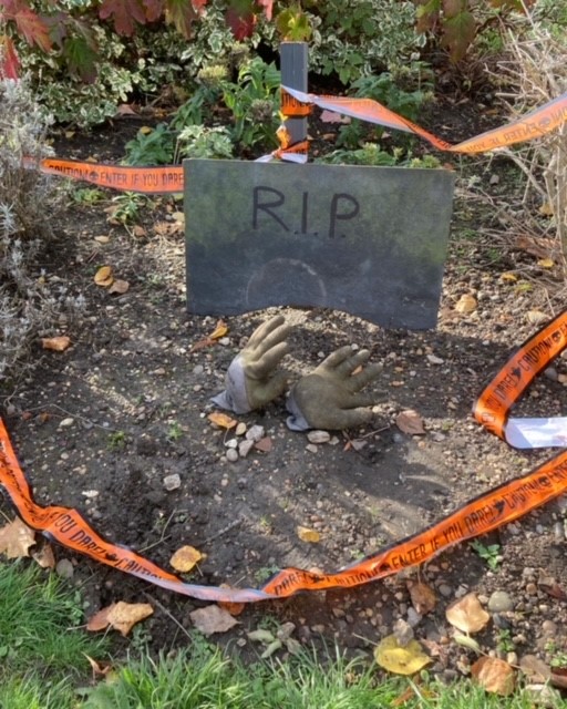RIP gravestone for Halloween
