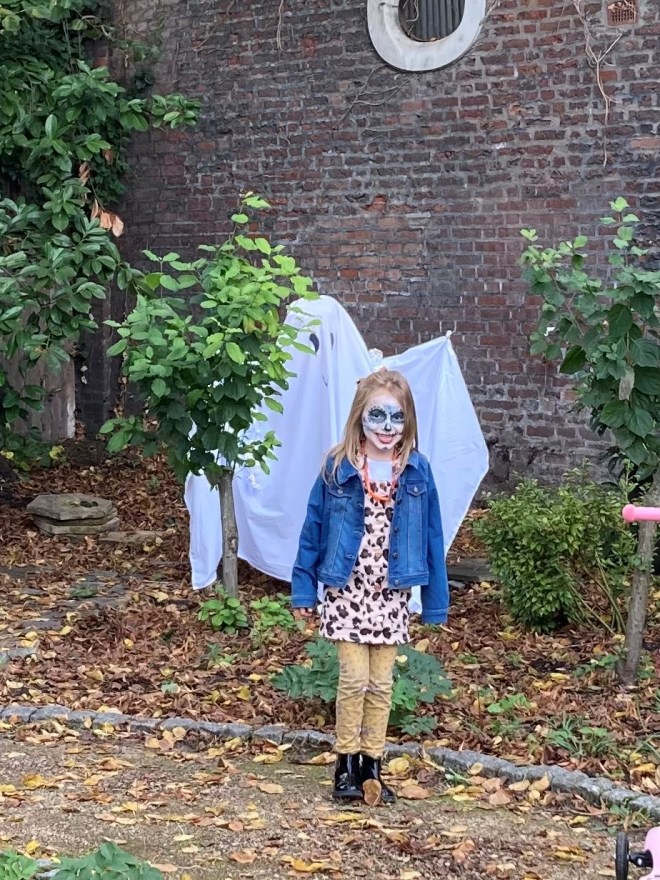 Ghosts and face painting