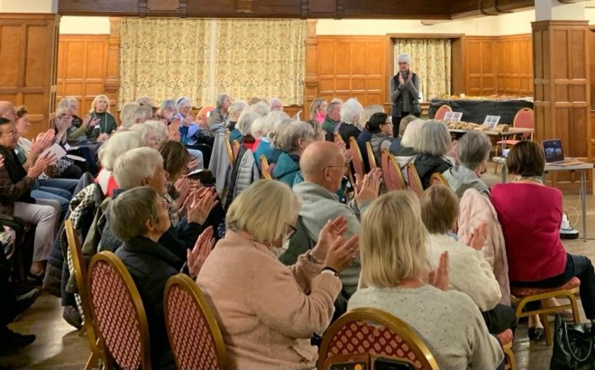 October 2022 Peter Clematis talk clapping