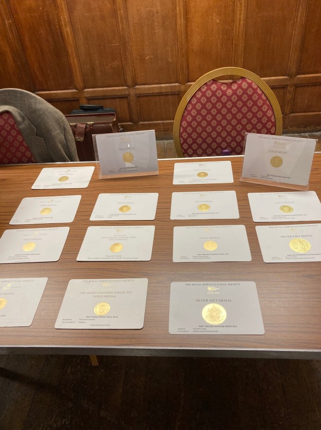 October 2022 Thorncroft Chelsea Medals