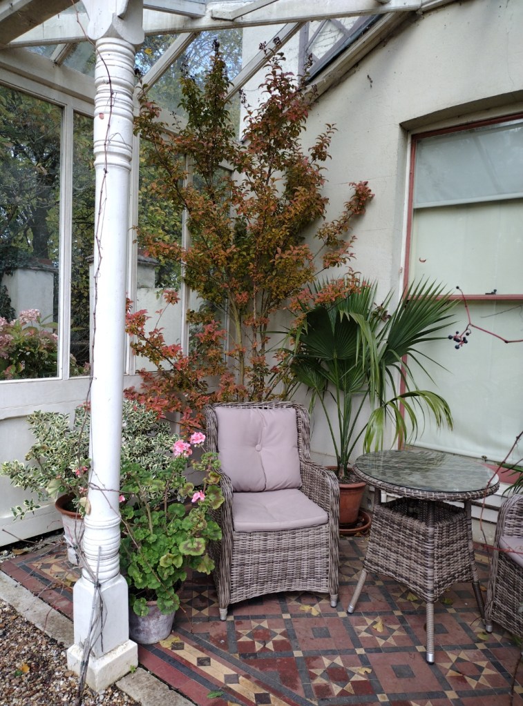 Outdoor conservatory at Down House