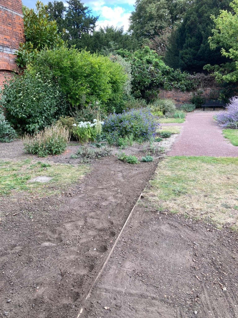 Peace Garden reshaping