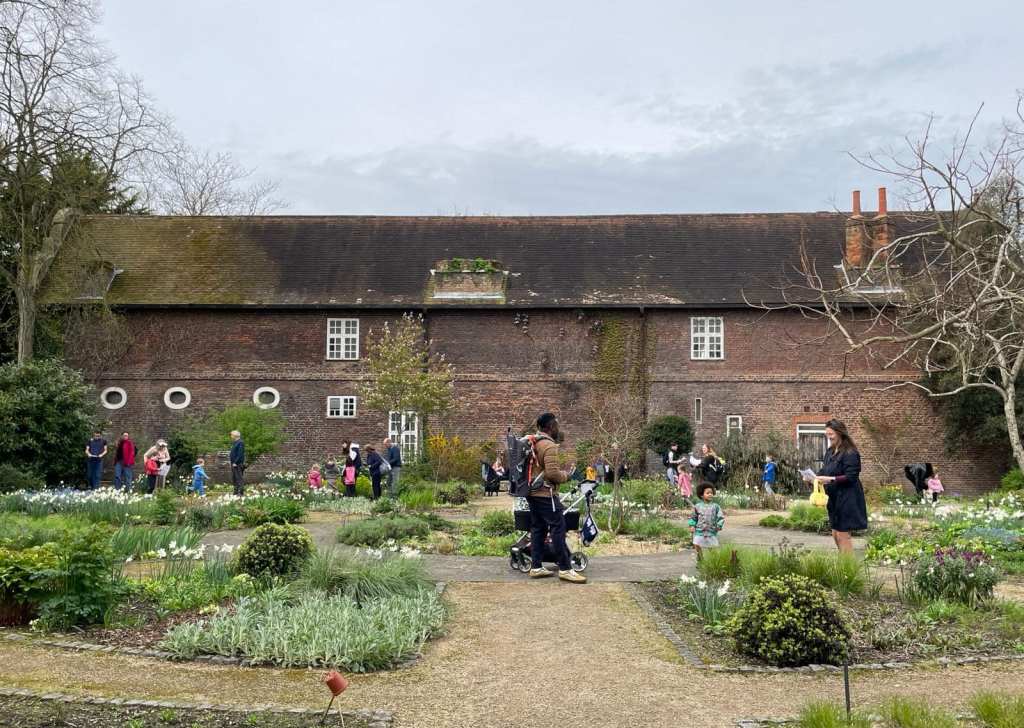 Bunny trail in the Old Pond Garden