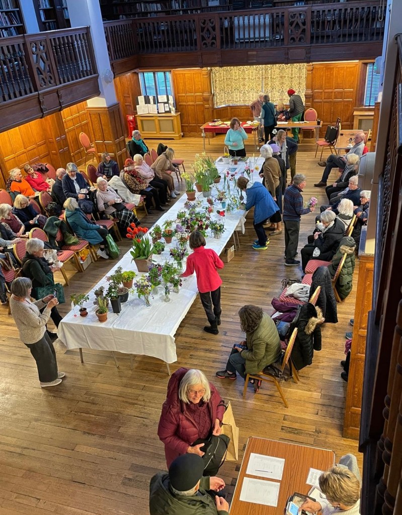 Birds-eye view of the show