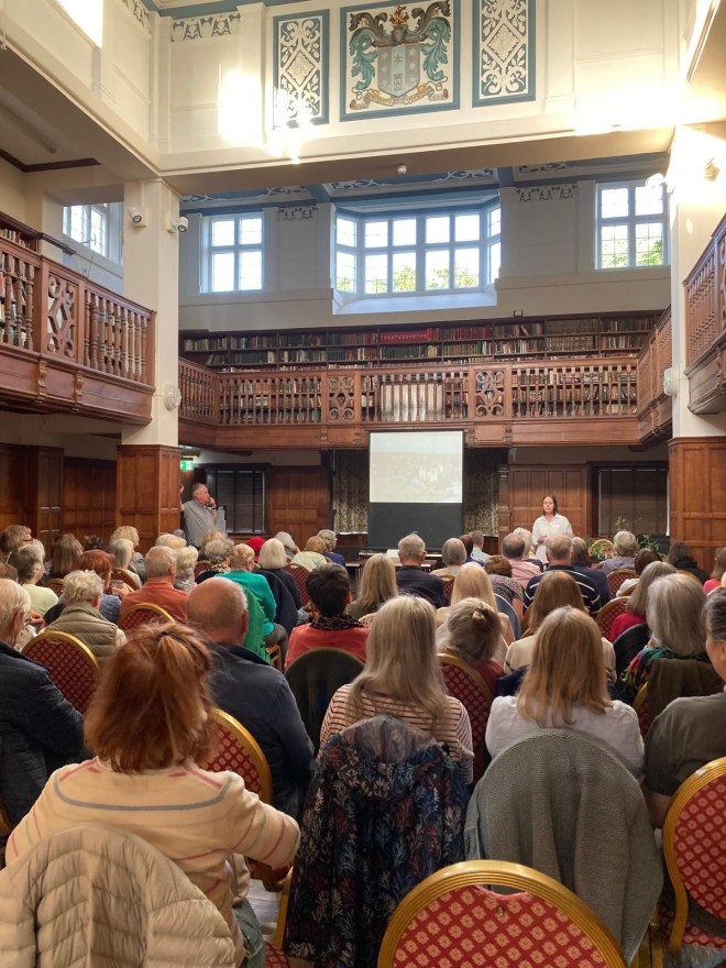 Audience for talk June 2024