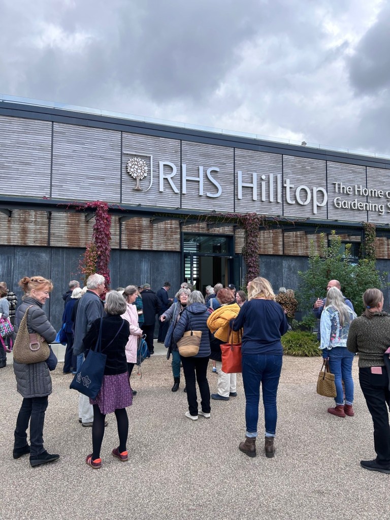 Outside Hilltop centre at Wisley