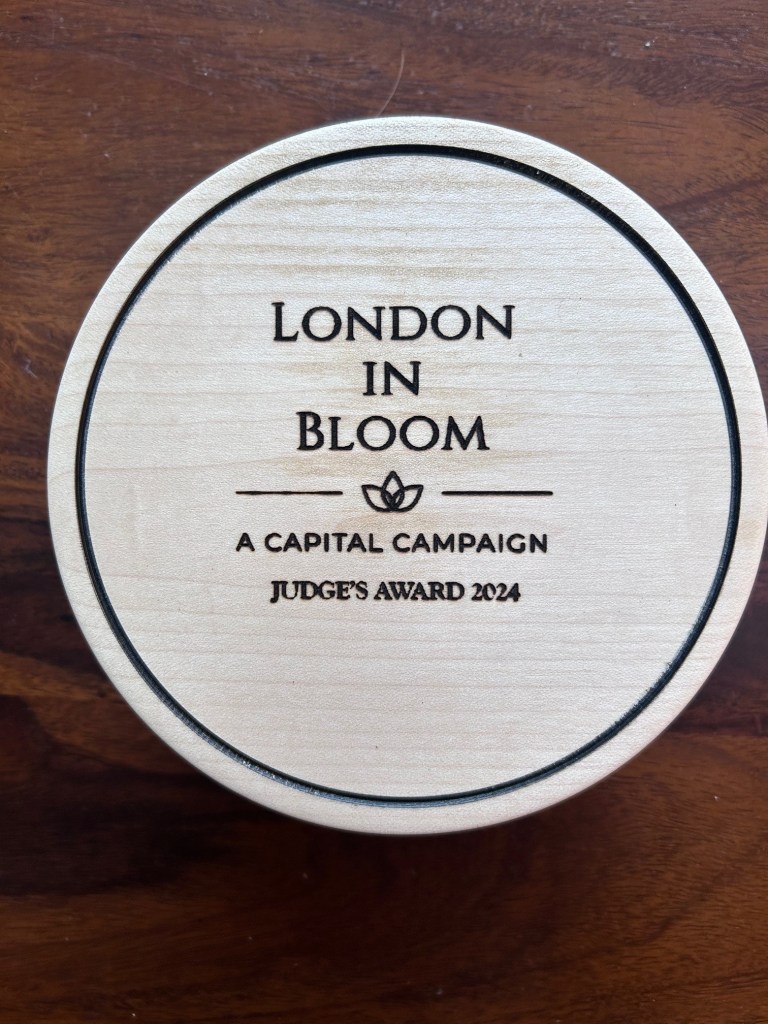 London in Bloom Judges award