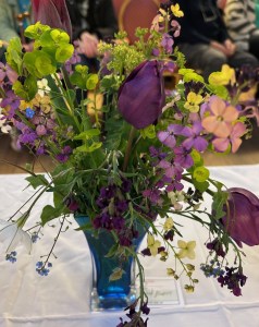 Class 7: Vase of mixed Spring Flowers (over 12 inches) - winning entry CABAHS Spring Show 2025