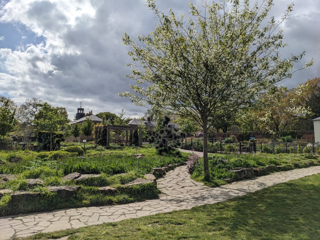 Gardens at Beckenham Place Park, April 2024