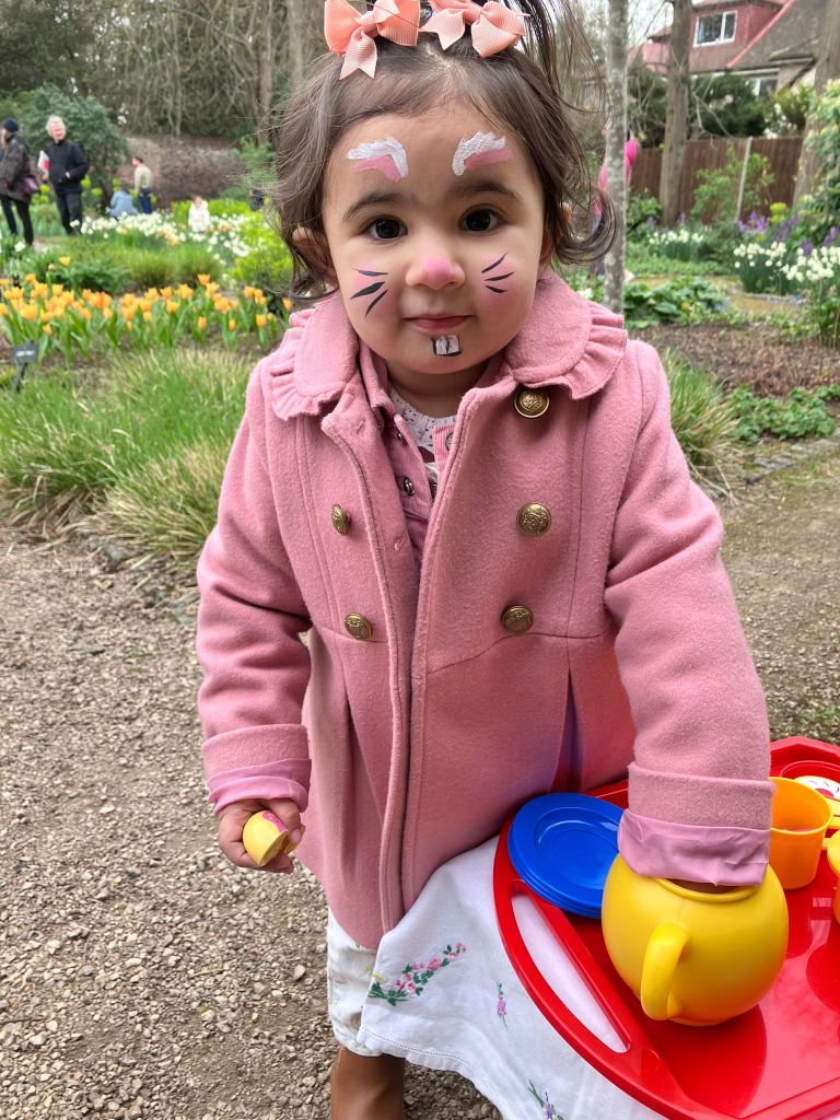 Bunny Hunter with facepainting