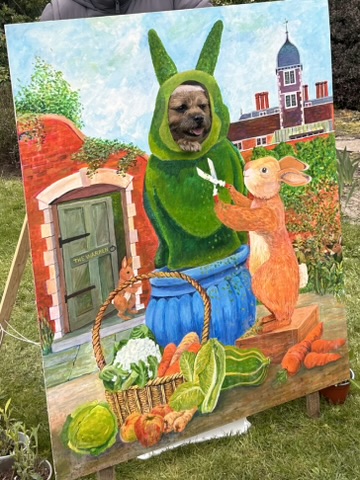 Doggie in the Bunny Head