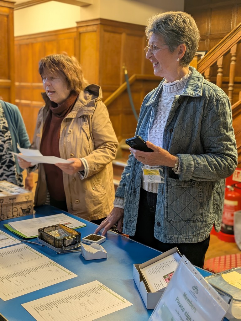 Friendly membership / signing in table. CABAHS May 2026