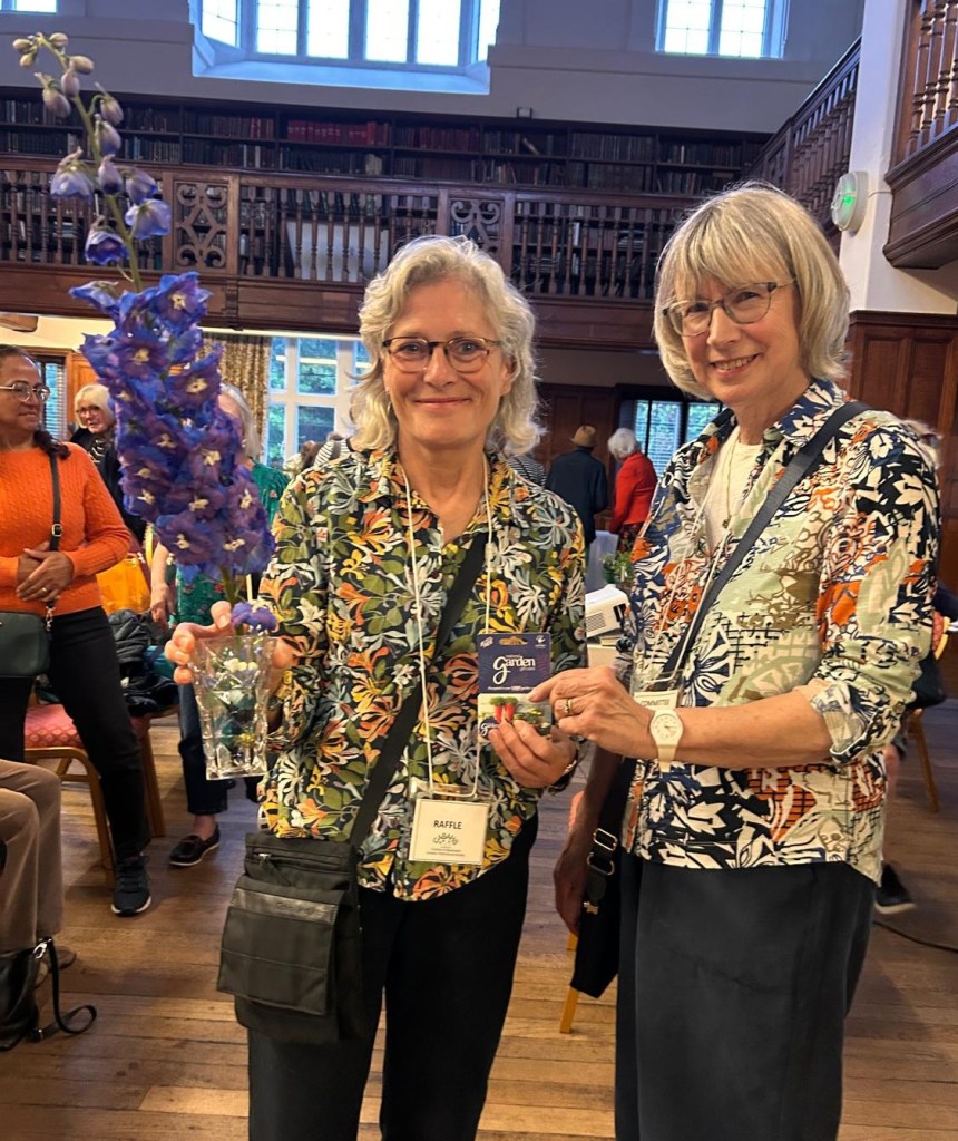 Fran, winner of June 2026's 'Best on the Table' award, receives her voucher from Kathy