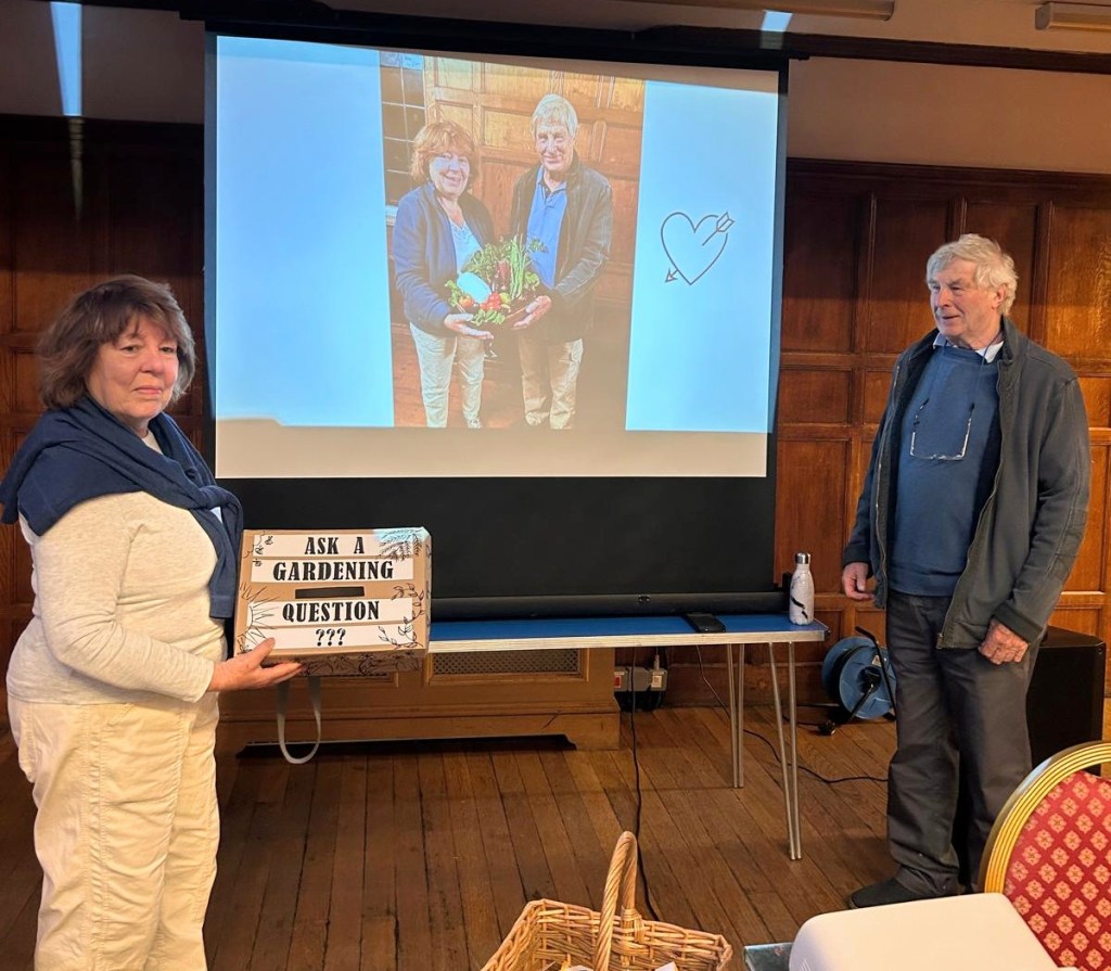 Mandy and Brownie address the couples gardening question at CABAHS GQT, June 2026