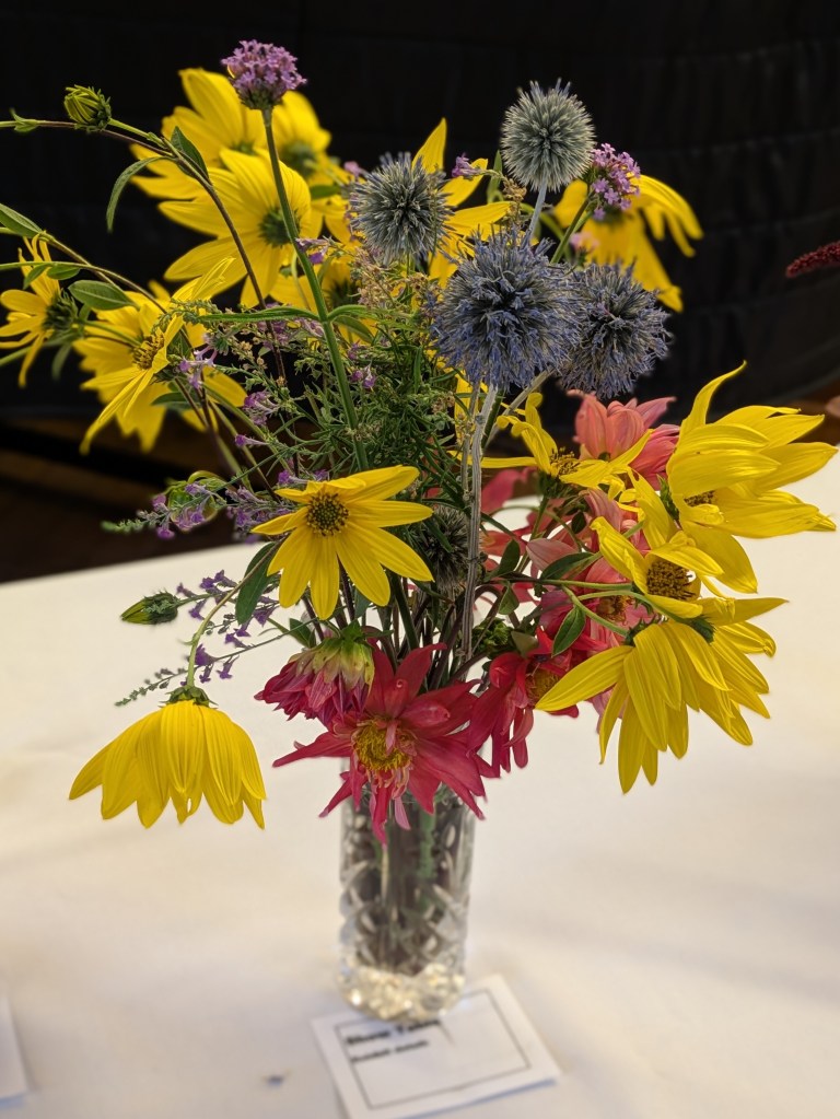 Summer bouquet on the Show Table, CABAHS August 2026